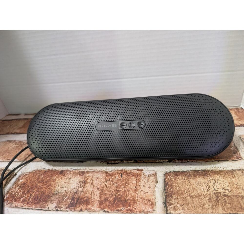Nylavee Computer Speakers PC Mini Sound Bar for Desktop Pre-Owned Black